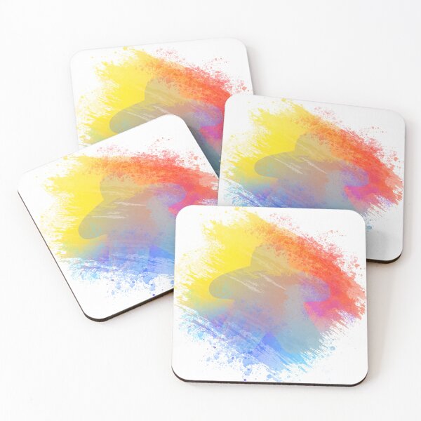 Item preview, Colorful Watercolor Board Game Meeple designed and sold by BeamGeeks.