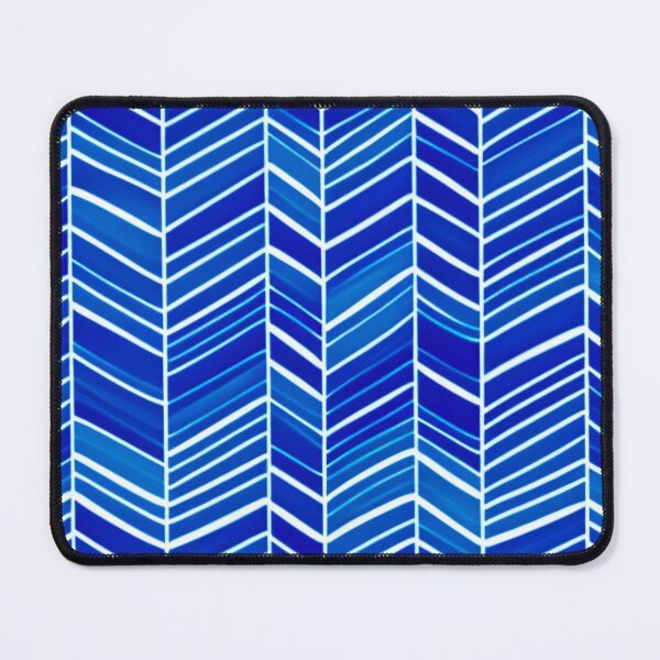 Item preview, Japanese Blue Stripes Illusion Slanted White designed and sold by GSquaredDesigns.