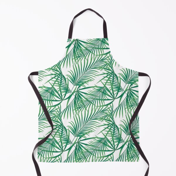 Item preview, Green palm leaves on white. designed and sold by marinaklykva.