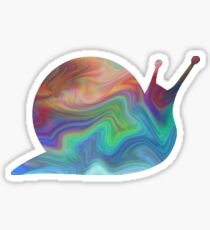 trippy snails logo Sticker