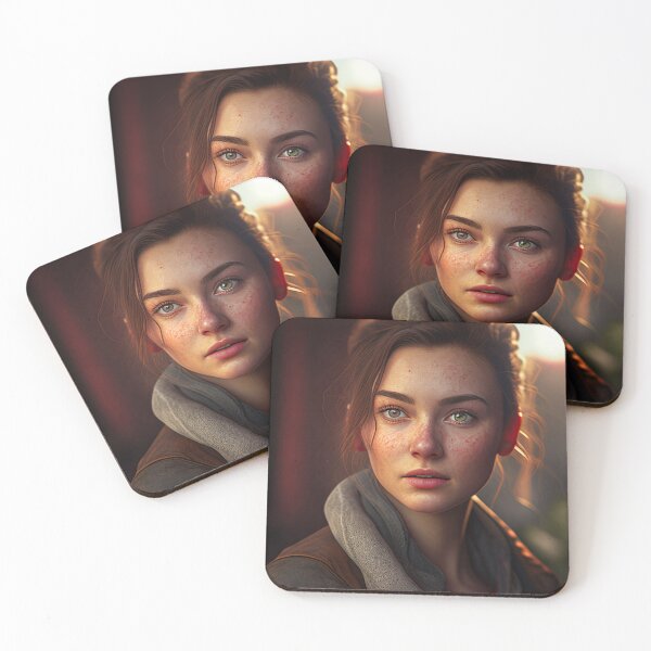 Item preview, Ellie portrait  designed and sold by AiWonderPrints.