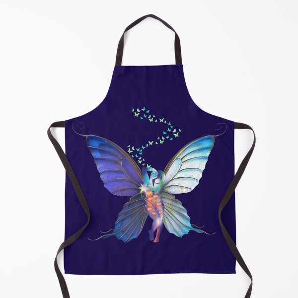 Item preview, Magical butterfly, illustration with beautiful mythical being in gradient colors with beautiful little butterflies flying. designed and sold by Malogue.