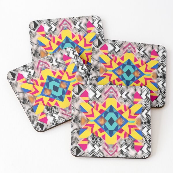 Item preview, Concept Aztec Vibrant Blue Yellow Pastel designed and sold by GSquaredDesigns.