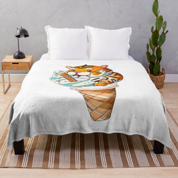 Item preview, The Tiger Cone Adventure designed and sold by Sticker-by-Mia.