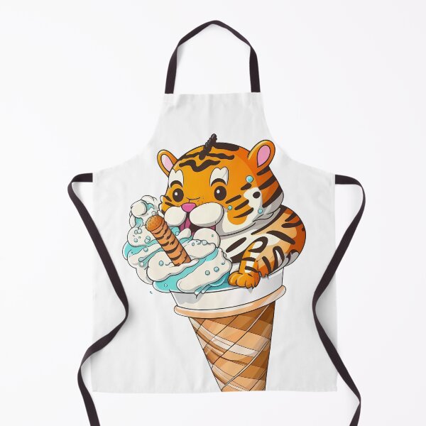 Item preview, The Tiger Cone Adventure designed and sold by Sticker-by-Mia.