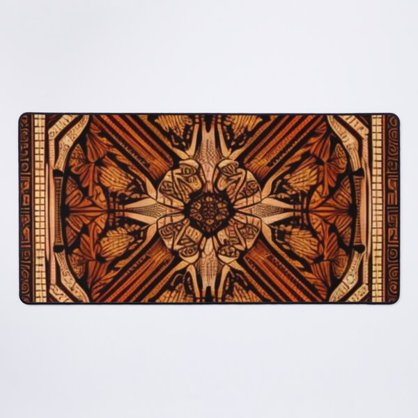 Item preview, Vase Rug Antique Brown Symmetrical designed and sold by GSquaredDesigns.