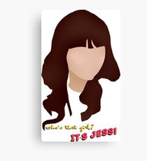 Who's that girl? It's Jess! Canvas Print