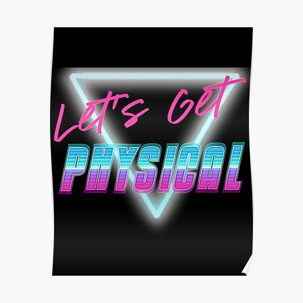 Lets Get Physical Dua Lipa Poster