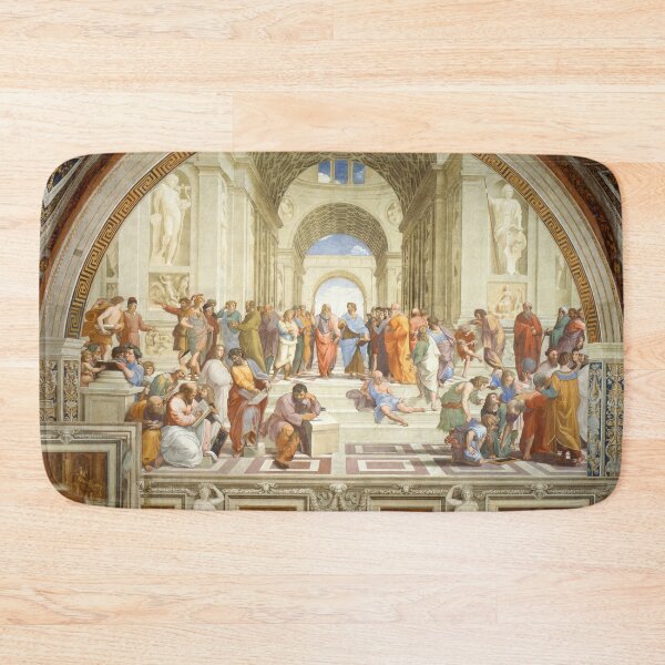 Item preview, Fresco by the Italian Renaissance artist Raphael "The School of Athens" variation designed and sold by CristalleLisa.