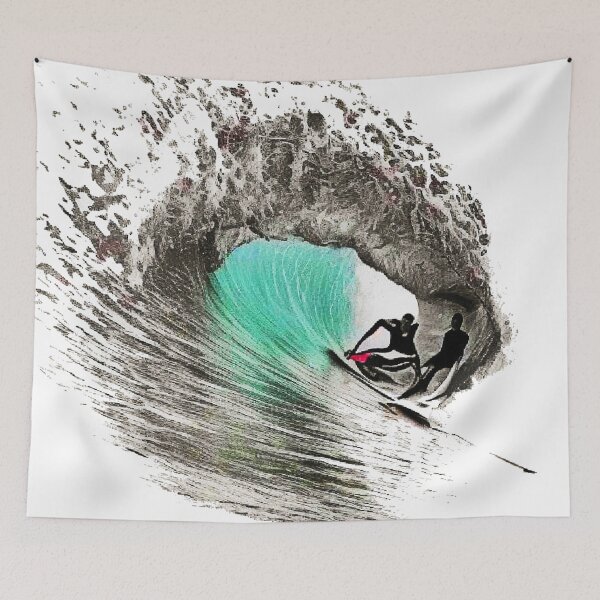 Item preview, Ghost On The Wave. Surfer. WallsOfFame designed and sold by WallsOfFameAust.