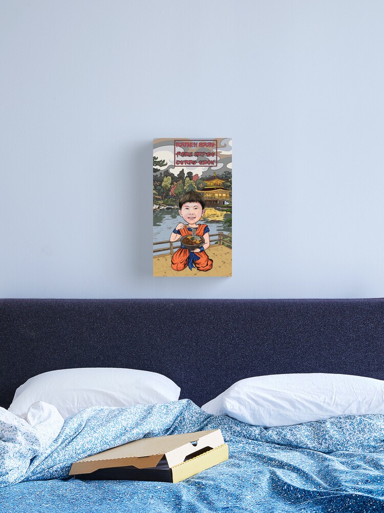 Thumbnail 1 of 3, Canvas Print, Ramen Baby Pork Katsu Curry Udon designed and sold by HanaDesign63245.