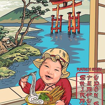 Artwork thumbnail, Ramen Baby Shrimp Tempura Udon Soup by HanaDesign63245