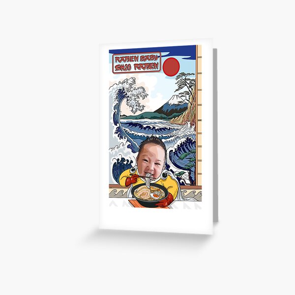 Ramen Baby Shio Ramen Greeting Card