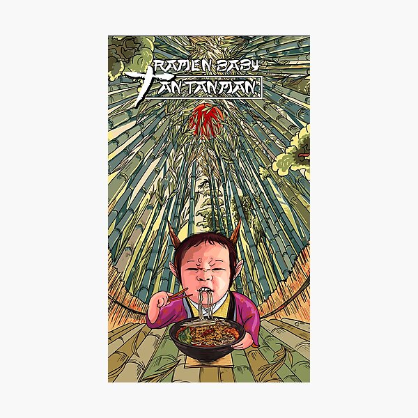 Ramen Baby Tantanman Photographic Print