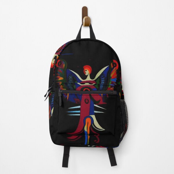 Item preview, Abstract colorful Angel artwork with black background - 4 designed and sold by ArtDesign-ZA.