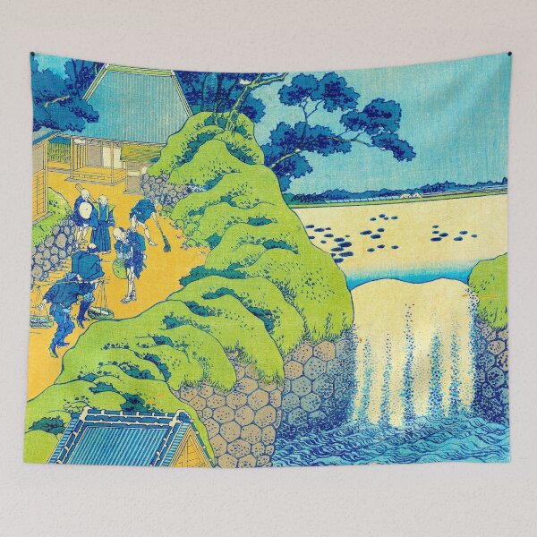 Item preview, Fall of Aoiga Oka, Yedo - Katsushika Hokusai designed and sold by SimpleJoyStyle.