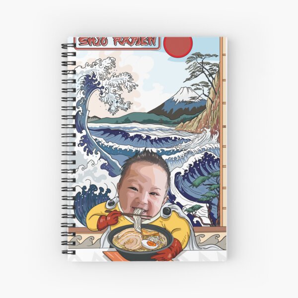 Ramen Baby Shio Ramen Spiral Notebook