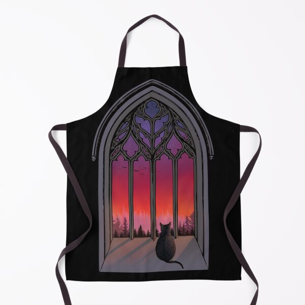Item preview, Gothic window with Cat designed and sold by Swags.