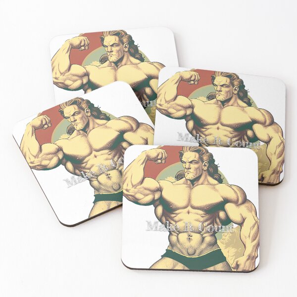 Aperçu de l'œuvre Make It Count Bodybuilding Fitness Gym Workout Exercise Merch Print Design créée et vendue par tengamerx.