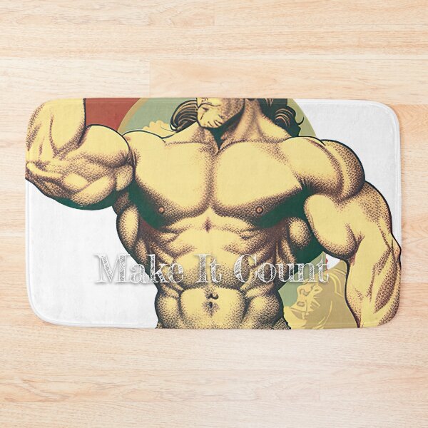 Item preview, Make It Count Bodybuilding Fitness Gym Workout Exercise Merch Print Design designed and sold by tengamerx.