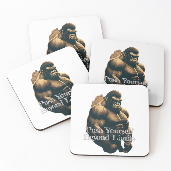 Item preview, Push Yourself Beyond Limits Bodybuilding Fitness Gym Workout Exercise Merch Print Design designed and sold by tengamerx.