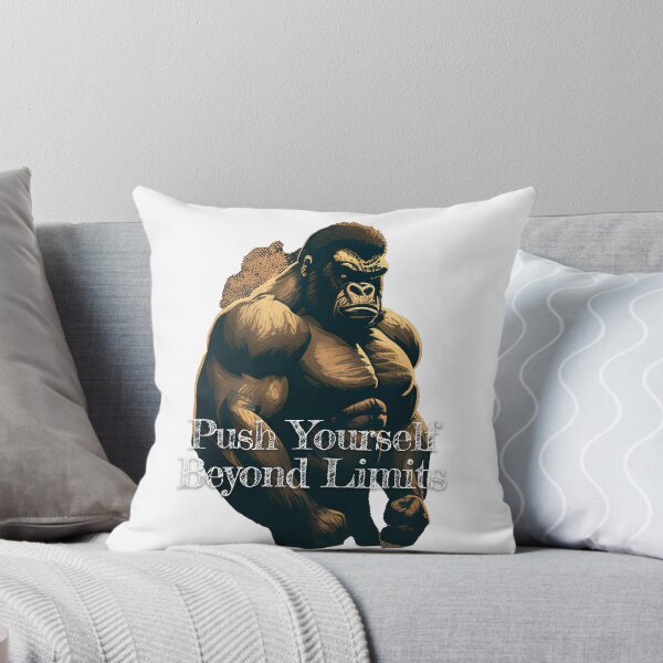 Aperçu de l'œuvre Push Yourself Beyond Limits Bodybuilding Fitness Gym Workout Exercise Merch Print Design créée et vendue par tengamerx.