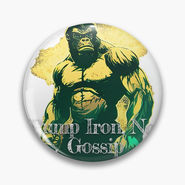 Artikelvorschau, Pump Iron, Not Gossip Bodybuilding Fitness Gym Workout Exercise Merch Print Design entworfen und verkauft von tengamerx.