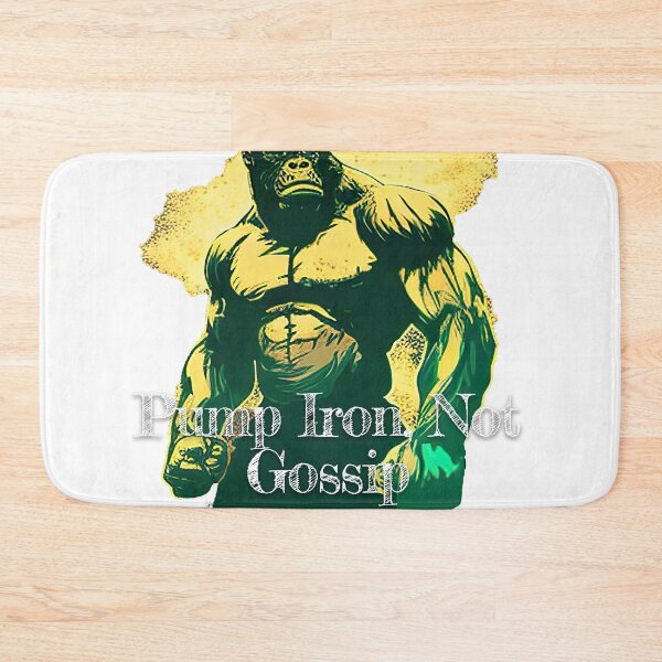 Item preview, Pump Iron, Not Gossip Bodybuilding Fitness Gym Workout Exercise Merch Print Design designed and sold by tengamerx.