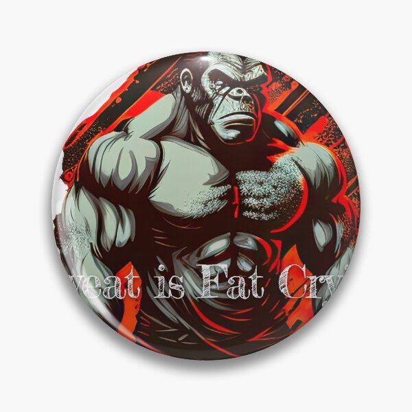 Item preview, Sweat is Fat Crying Bodybuilding Fitness Gym Workout Exercise Merch Print Design designed and sold by tengamerx.