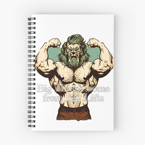 Item preview, Big Things Come from Big Lifts Bodybuilding Fitness Gym Workout Exercise Merch Print Design designed and sold by tengamerx.