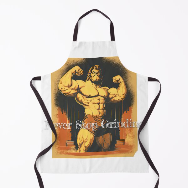 Item preview, Never Stop Grinding Bodybuilding Fitness Gym Workout Exercise Merch Print Design designed and sold by tengamerx.