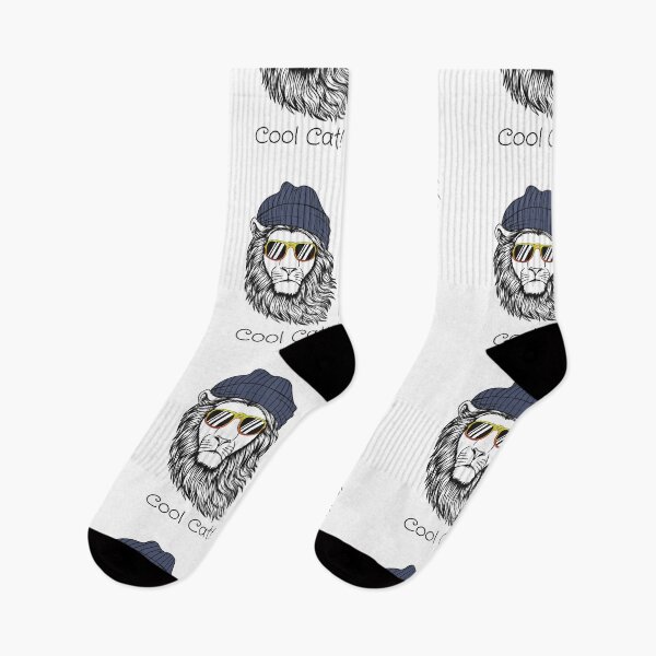 Item preview, Cool Cat Lion wearing Sun Glasses designed and sold by mkzmerch.