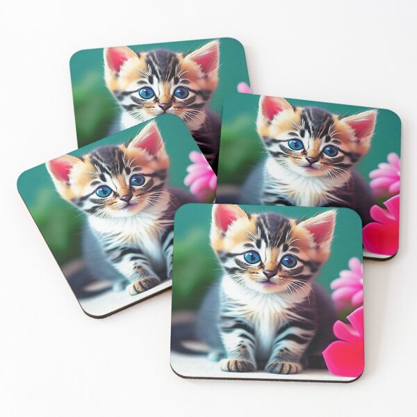 Item preview, Feline florals designed and sold by imagynationwork.