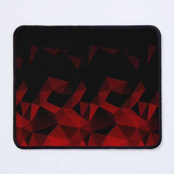 Item preview, Abstract polygonal pattern .Red, black triangles. designed and sold by marinaklykva.