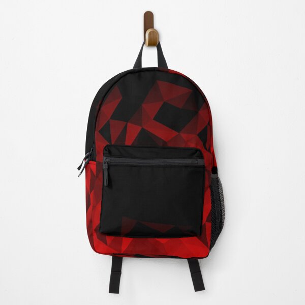 Item preview, Abstract polygonal pattern .Red, black triangles. designed and sold by marinaklykva.