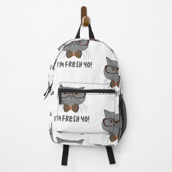 Item preview, I'm Fresh Yo! Hipster Cat  designed and sold by mkzmerch.
