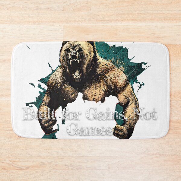 Item preview, Built for Gains, Not Games Bodybuilding Fitness Gym Workout Exercise Merch Print Design designed and sold by tengamerx.