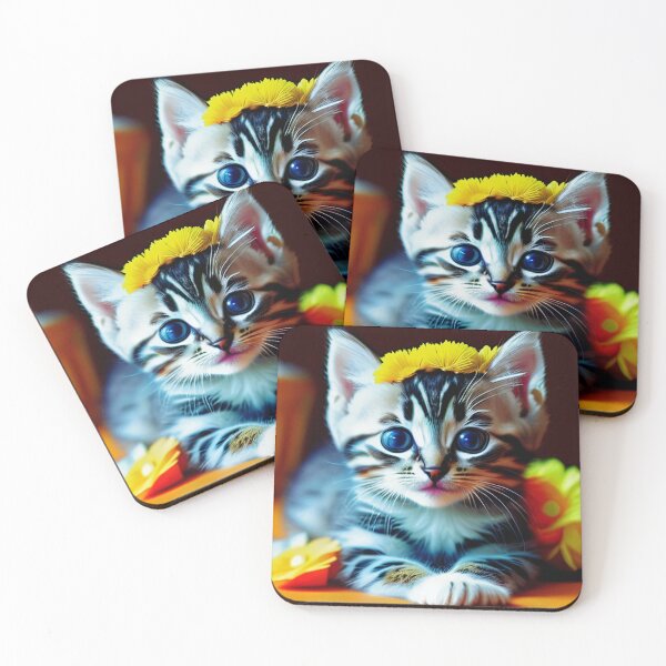 Item preview, Flower cat-titude designed and sold by imagynationwork.
