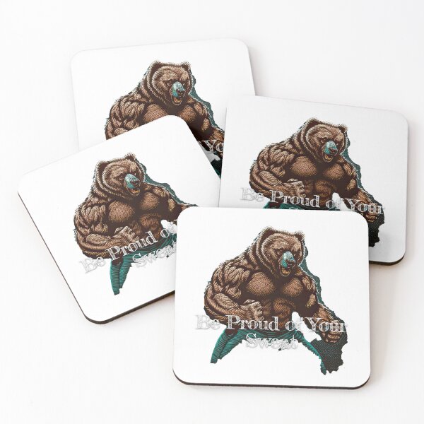 Item preview, Be Proud of Your Sweat Bodybuilding Fitness Gym Workout Exercise Merch Print Design designed and sold by tengamerx.
