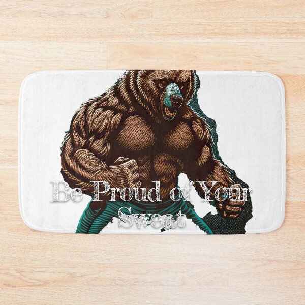 Item preview, Be Proud of Your Sweat Bodybuilding Fitness Gym Workout Exercise Merch Print Design designed and sold by tengamerx.