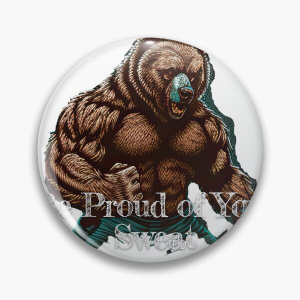 Item preview, Be Proud of Your Sweat Bodybuilding Fitness Gym Workout Exercise Merch Print Design designed and sold by tengamerx.