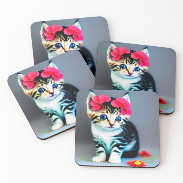 Item preview, Floral feline fun designed and sold by imagynationwork.