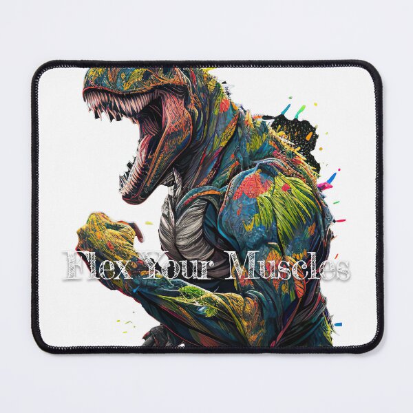 Item preview, Flex Your Muscles Bodybuilding Fitness Gym Workout Exercise Merch Print Design designed and sold by tengamerx.