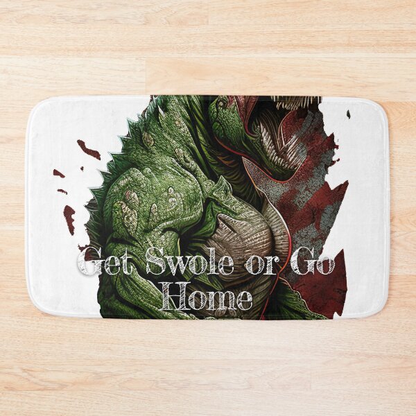 Item preview, Get Swole or Go Home Bodybuilding Fitness Gym Workout Exercise Merch Print Design designed and sold by tengamerx.
