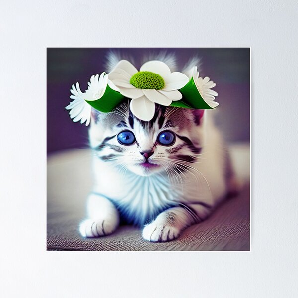 Item preview, Furry floral frenzy designed and sold by imagynationwork.