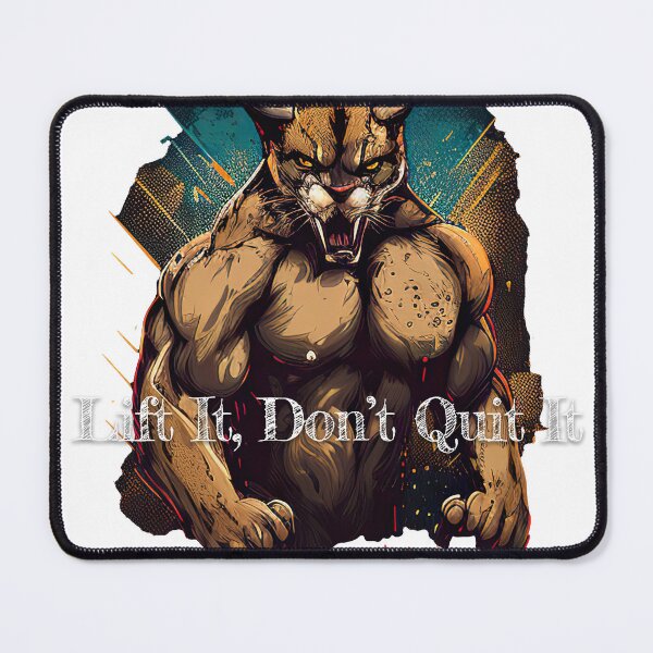Item preview, Lift It, Don't Quit It Bodybuilding Fitness Gym Workout Exercise Merch Print Design designed and sold by tengamerx.
