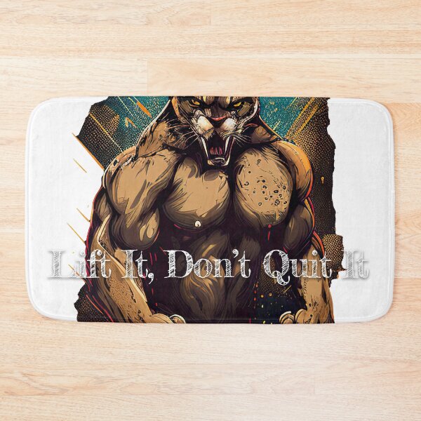 Item preview, Lift It, Don't Quit It Bodybuilding Fitness Gym Workout Exercise Merch Print Design designed and sold by tengamerx.