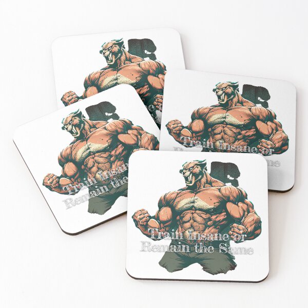 Artikelvorschau, Train Insane or Remain the Same Bodybuilding Fitness Gym Workout Exercise Merch Print Design entworfen und verkauft von tengamerx.