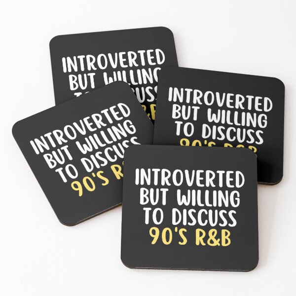 Item preview, Introverted But Willing To Discuss 90's R&B designed and sold by Supra Designs.