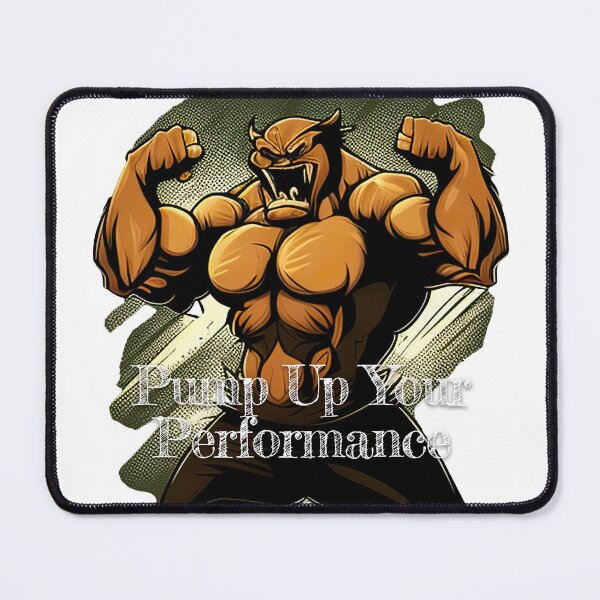 Item preview, Pump Up Your Performance Bodybuilding Fitness Gym Workout Exercise Merch Print Design designed and sold by tengamerx.
